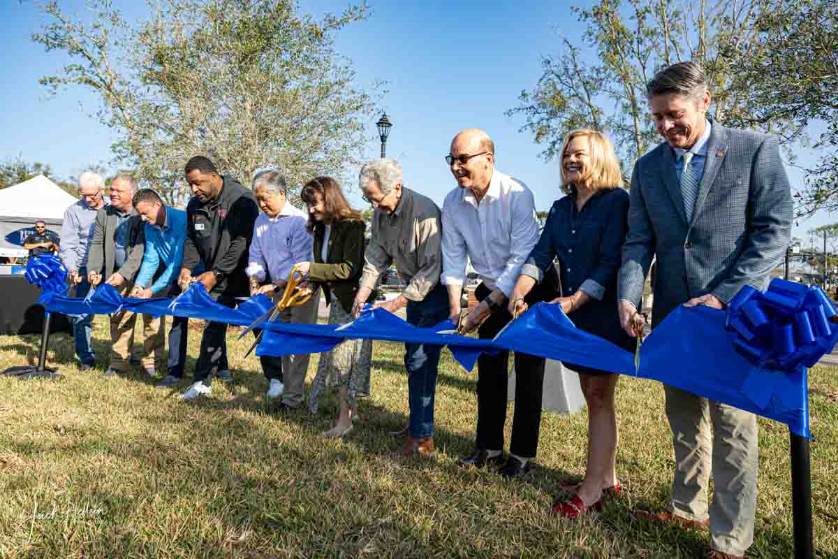 Steven Oaks Park in Winter Park, Florida ribbon cutting ceremony.